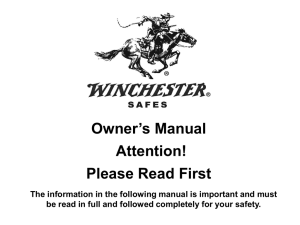 Attention! Owner`s Manual Please Read First
