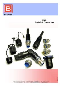 CMA connector catalog