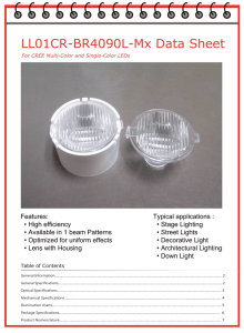 LL01CR-BR4090L-Mx DATA SHEET FOR CREE