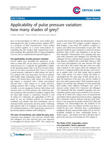 Applicability of pulse pressure variation: how many shades of grey