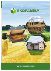 Ekopanely building system – Information bochure