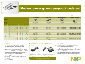 Medium-power general-purpose transistors