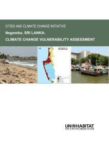 CLIMATE CHANGE VULNERABILITY ASSESSMENT