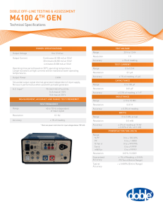 M4100 technical specifications