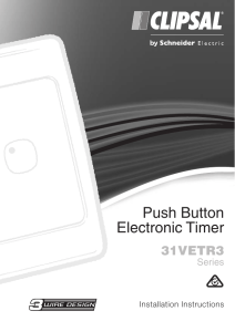 31VETR3 Series Push Button Electronic Timer, 22059
