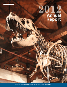2012 Annual Report - Santa Barbara Museum of Natural History