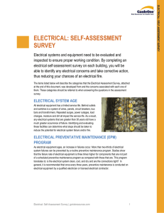 electrical: self-assessment survey