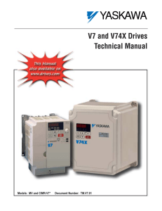 V74x Yaskawa User Manual