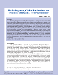The Pathogenesis, Clinical Implications, and Treatment of Intestinal