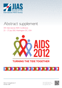 - Journal of the International AIDS Society