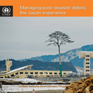 Managing post-disaster debris: the Japan experience