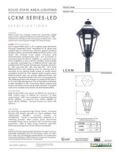 LED Specs - U.S. Architectural Lighting