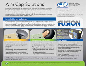 Arm Cap Solutions - Custom Foam Systems