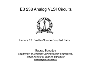 Emitter/Source coupled pairs - Department of Electrical
