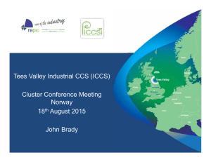 Tees Valley Industrial CCS (ICCS) Cluster Conference