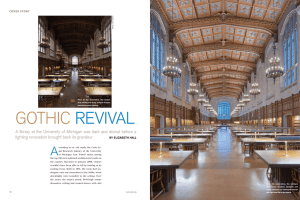 Gothic RevivAl - University of Michigan Law School