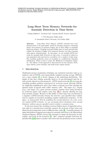 Long Short Term Memory Networks for Anomaly Detection in Time