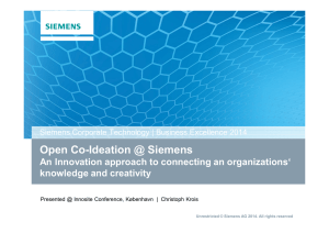 Open Co-Ideation @ Siemens