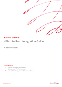 HTML Redirect Integration Guide - Support