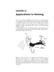 The ear as a signal processor