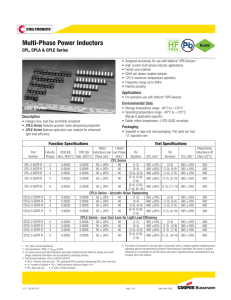 Multi-Phase Power Inductors