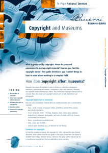 Copyright and Museums