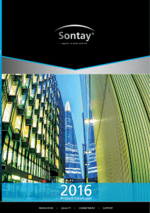 Sontay 2016 Catalogue