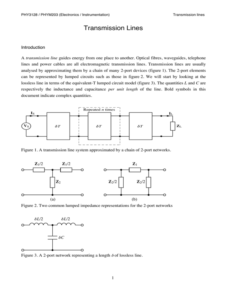 Transmission lines CW100216-1