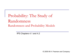 Probability: The Study of Randomness