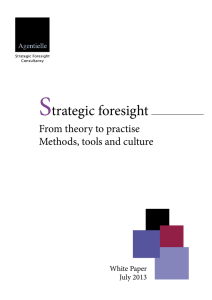 Strategic foresight