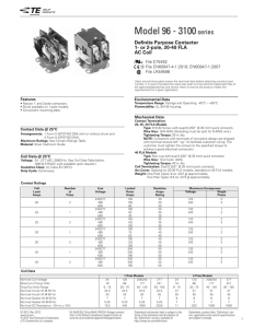 Model 96-3100 series pages