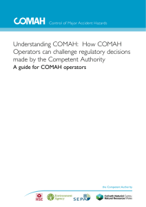 How COMAH Operators can challenge regulatory decisions