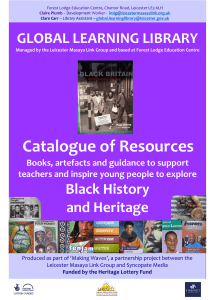 Catalogue of Resources - Leicester Masaya Link Group