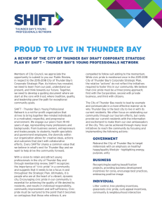 proud to live in thunder bay