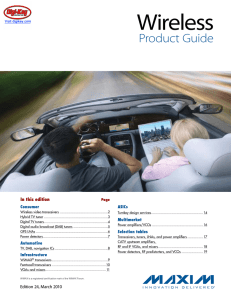 Wireless Design Guide, 24th ed.