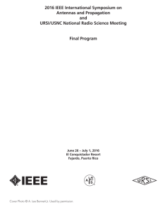 2016 IEEE International Symposium on Antennas and Propagation