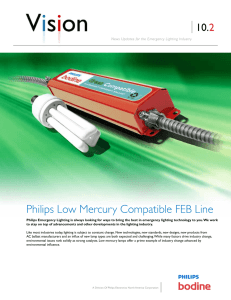Philips Low Mercury Compatible FEB Line