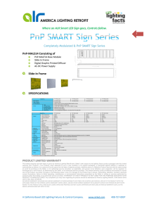 Where an ALR Smart LED Sign goes, Controls follow. PnP