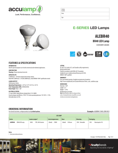 ALEBR40 — BR40 LED Lamp