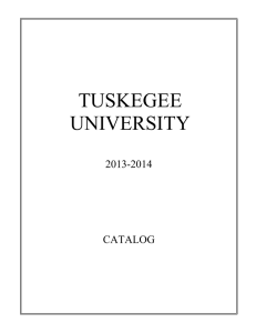 COLLEGE OF BUSINESS - Tuskegee University