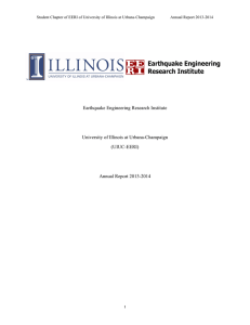 1 Earthquake Engineering Research Institute University of Illinois at