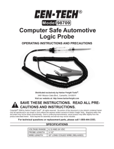 computer safe Automotive logic Probe