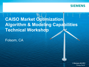 Siemens Presentation-Market Optimization Algorithm and Modeling