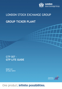 GTP007 - London Stock Exchange