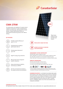 Canadian Solar CS6K