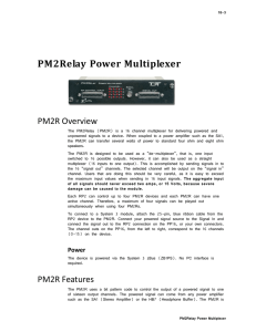 PM2Relay Power Multiplexer