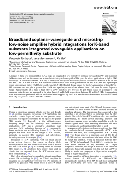 Uwb lna thesis