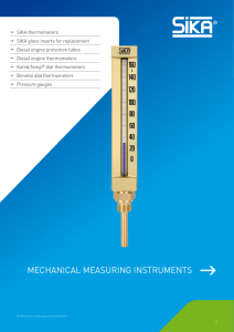 SIKA thermometers