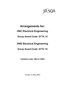 HND Electrical Engineering