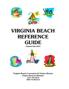 VIRGINIA BEACH REFERENCE GUIDE
